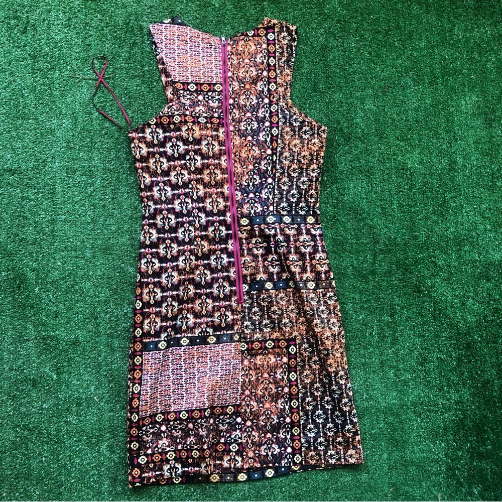 Under Skies Multicolor Floral Sleeveless Sheath Dress Size S - Picture 6 of 8